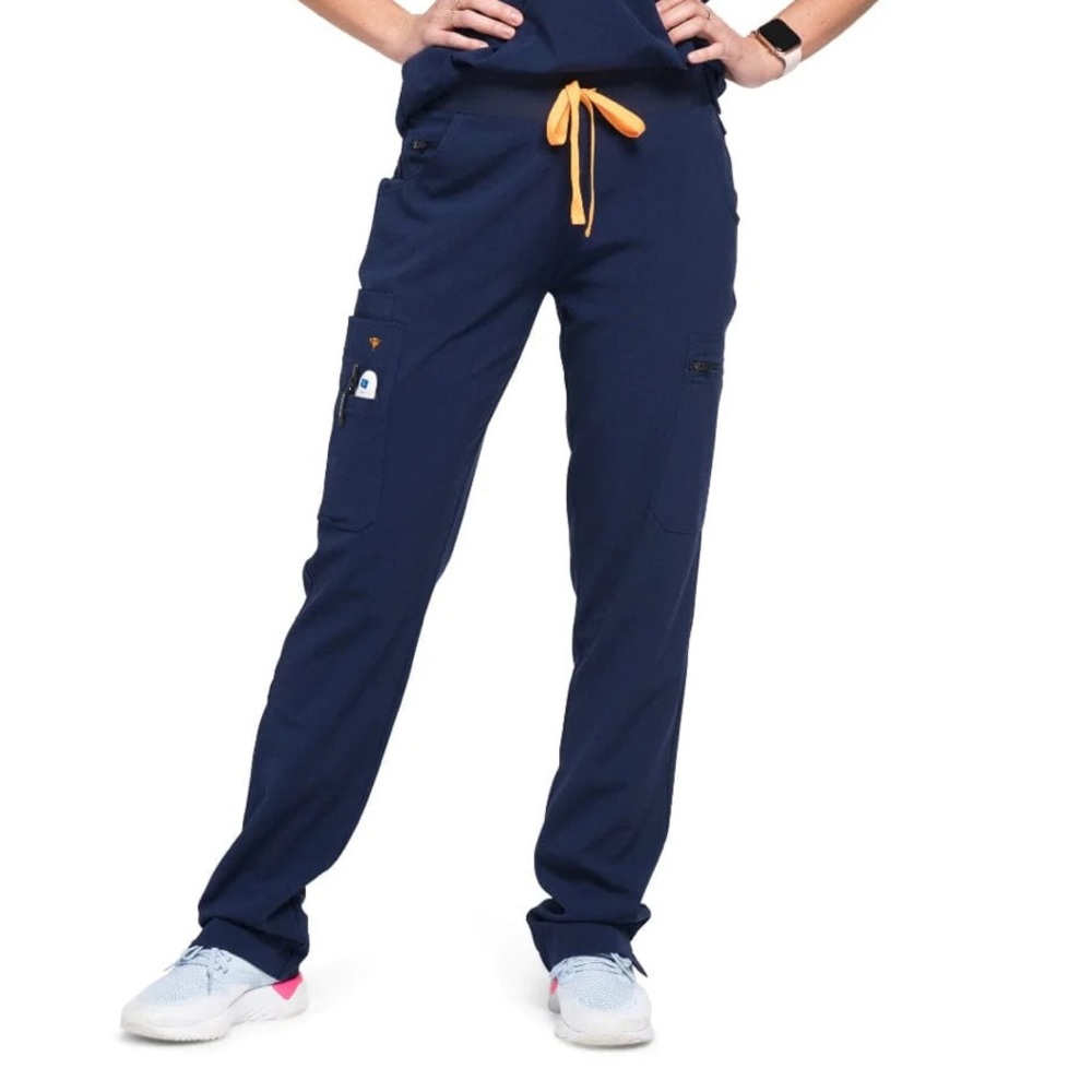 Poppy Brand Slim Fit Cargo Scrub Pants.